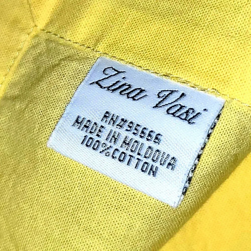 8 Custom made Cloth Napkins Sunny Yellow table linens 19